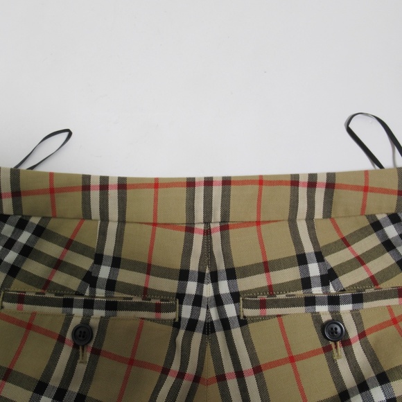 Burberry Women's Check Fleur Tailored Pant Archive Beige Size 4 US 6 UK - Picture 12 of 12